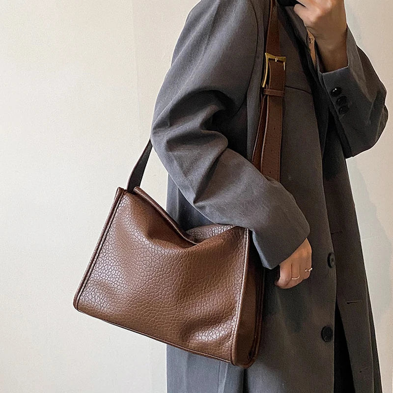 Women PU Leather Crossbody Sling Bag Lady Handbag Zip Shoulder Bag