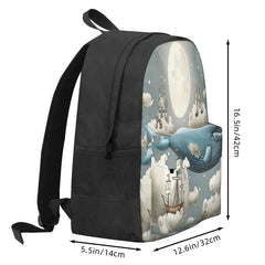 Ocean Meets Sky 1 Backpacks Men's Handbag Travel Backpack