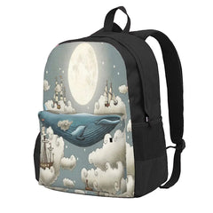 Ocean Meets Sky 1 Backpacks Men's Handbag Travel Backpack