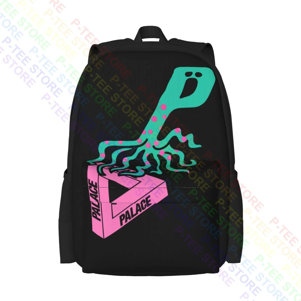 Octopus P Triangle Graphic Palaca Large Capacity Backpack