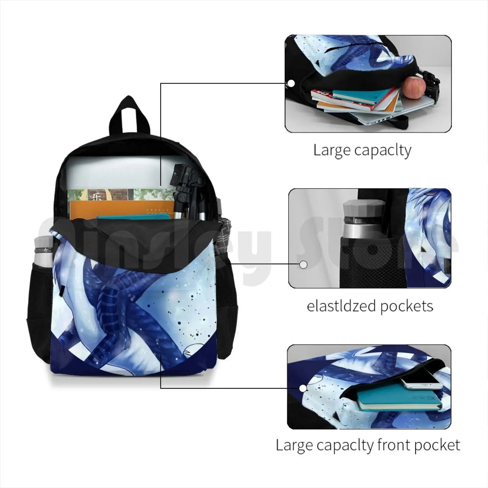 Fire-Whiteout Hiking Backpack Waterproof Camping Travel