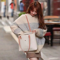 Office Ladies Shoulder Bags Women PU Underarm Large Capacity Totes Bag