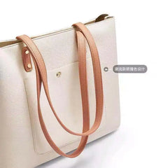 Office Ladies Shoulder Bags Women PU Underarm Large Capacity Totes Bag