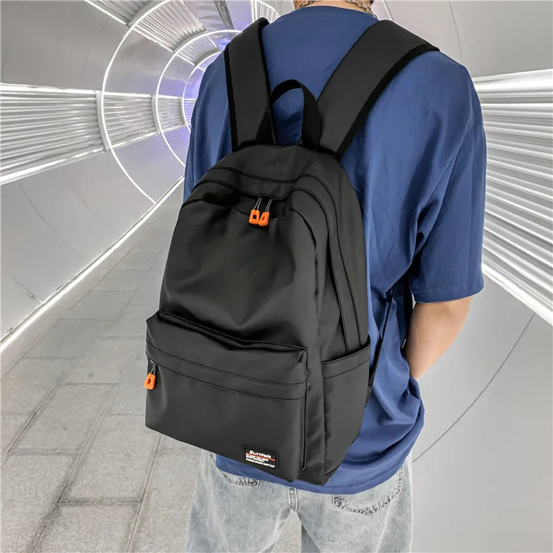 Men's Business Backpack Ultralight Waterproof PU Leather