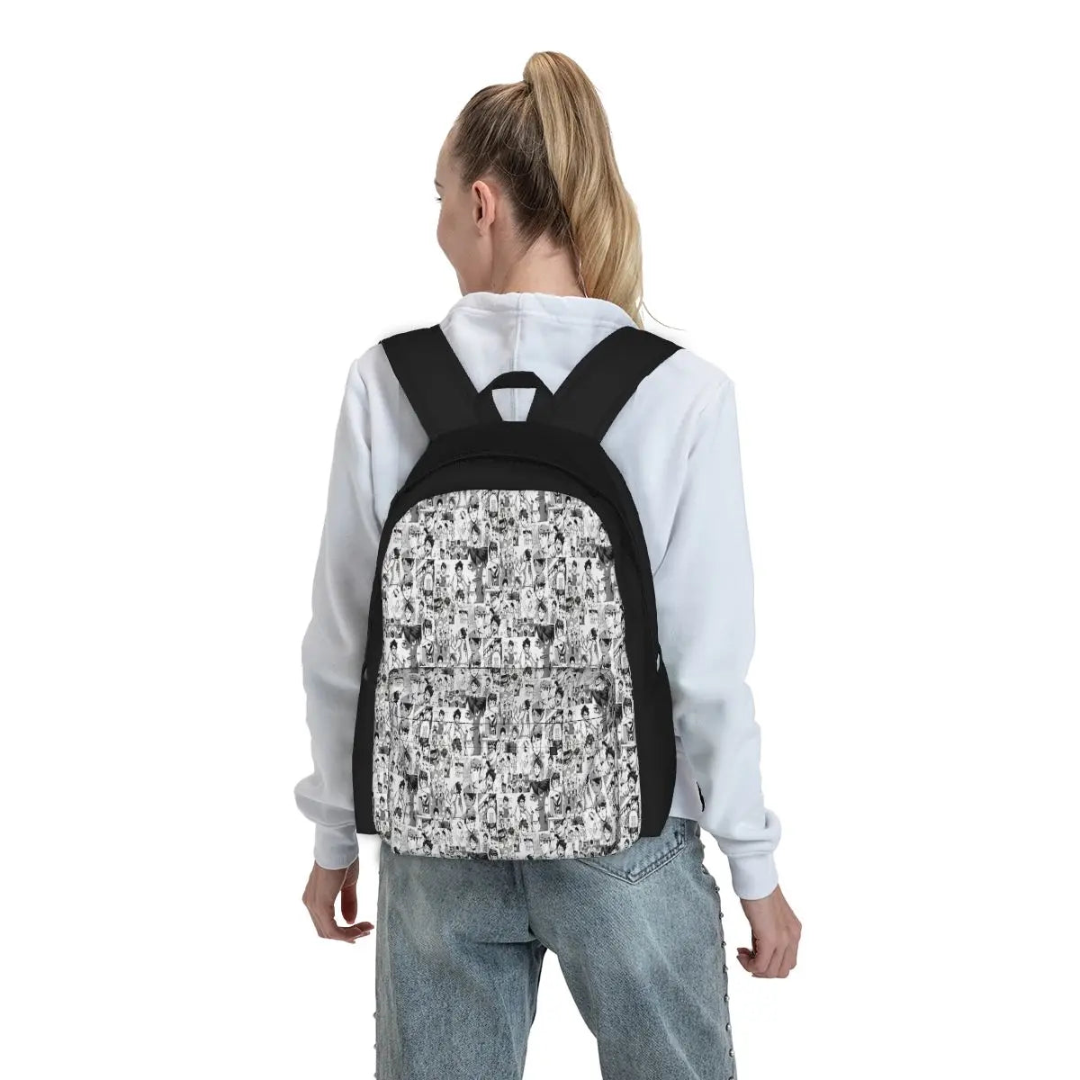 Oikawa Manga Collage Backpacks Men Women Children