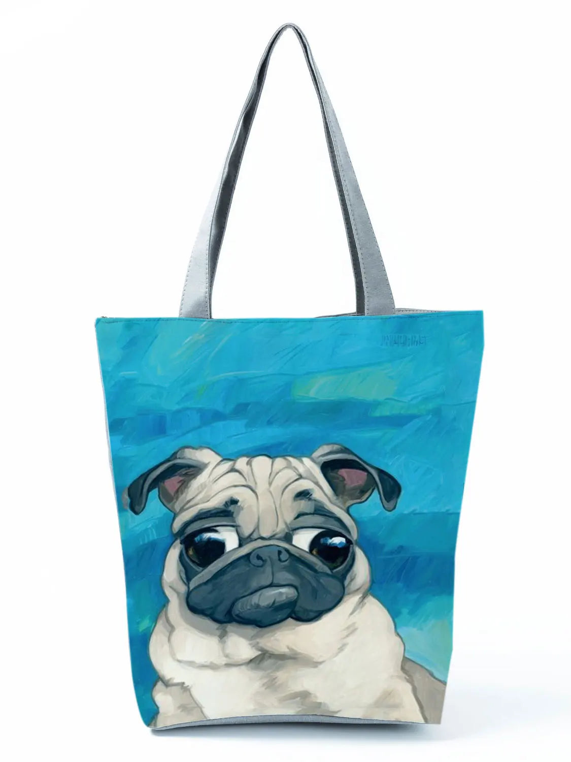 Golden Retriever Oil Painting Dog Print Tote Bag