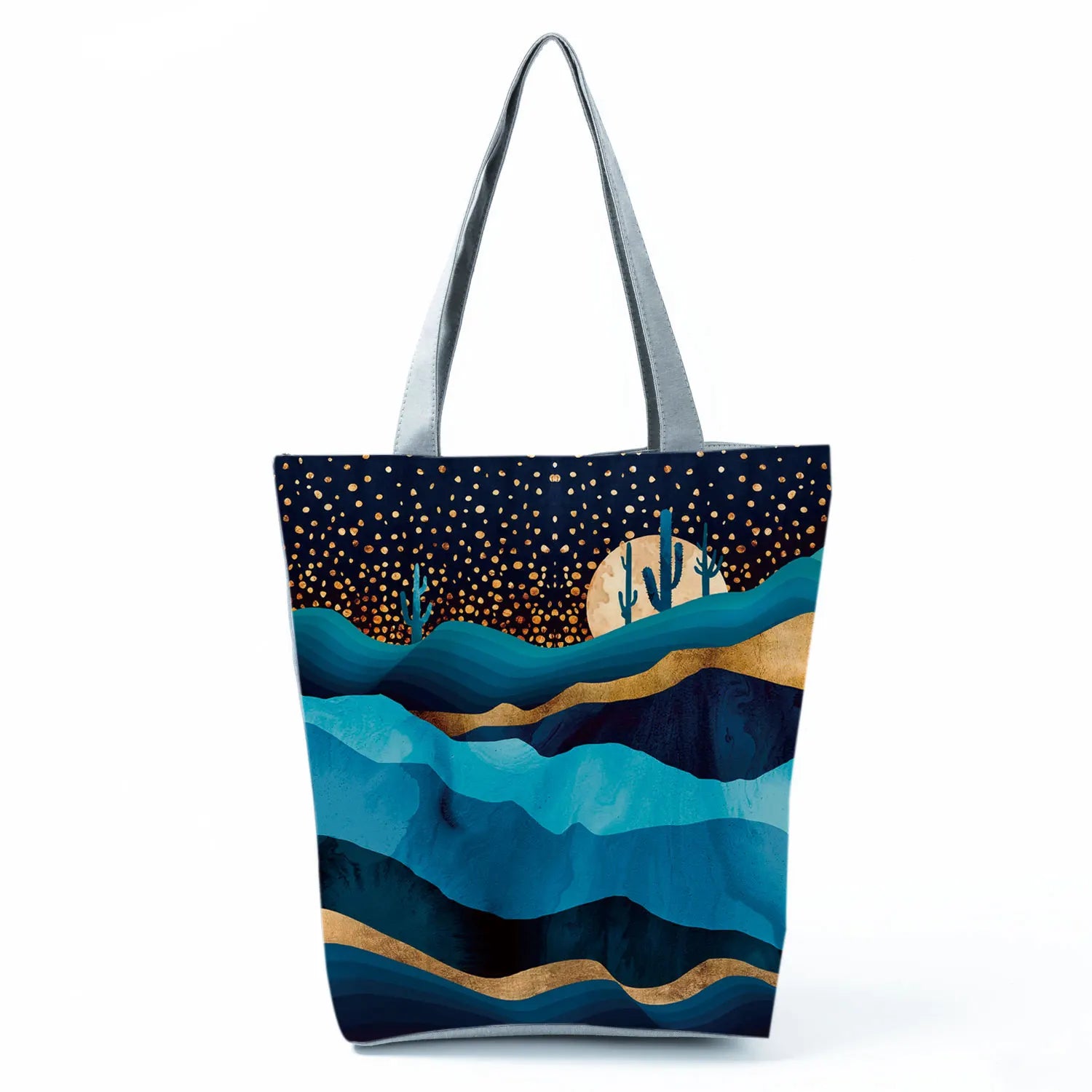 Mountain Forest Print Tote Bag for Women
