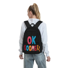 Ok Boomer 2 Backpacks Men's Backpacks Bags For Women Man Bag Man Backpack