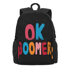 Ok Boomer 2 Backpacks Men's Backpacks Bags For Women Man Bag Man Backpack