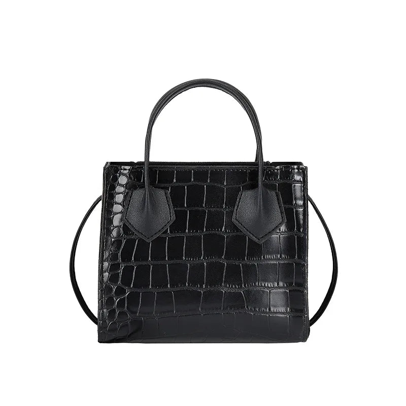 OkoLive Crocodile Crossbody Handbag Vintage Style Shoulder Tote