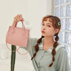OkoLive Crocodile Crossbody Handbag Vintage Style Shoulder Tote