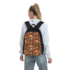 Vintage Style Book Bag for School and Travel