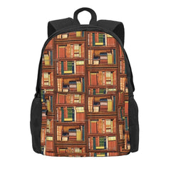 Vintage Style Book Bag for School and Travel
