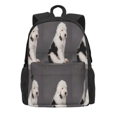 Old English Sheepdog Backpack Men Women Travel Bag