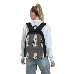 Old English Sheepdog Backpack Men Women Travel Bag
