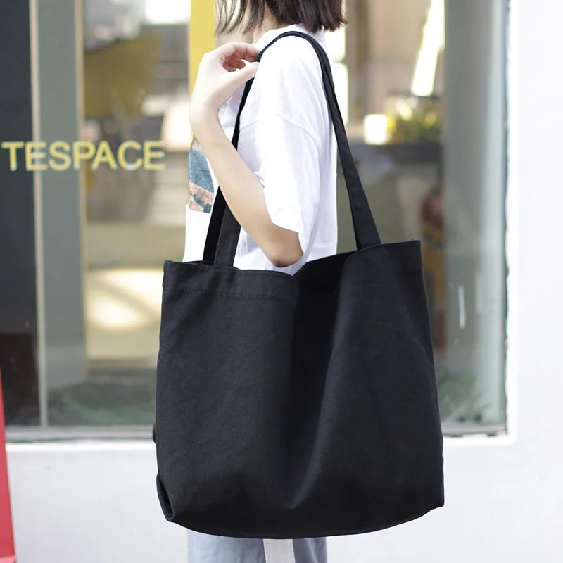 Canvas Shoulder Bag Classic Women's Tote Large Capacity Casual Shopping