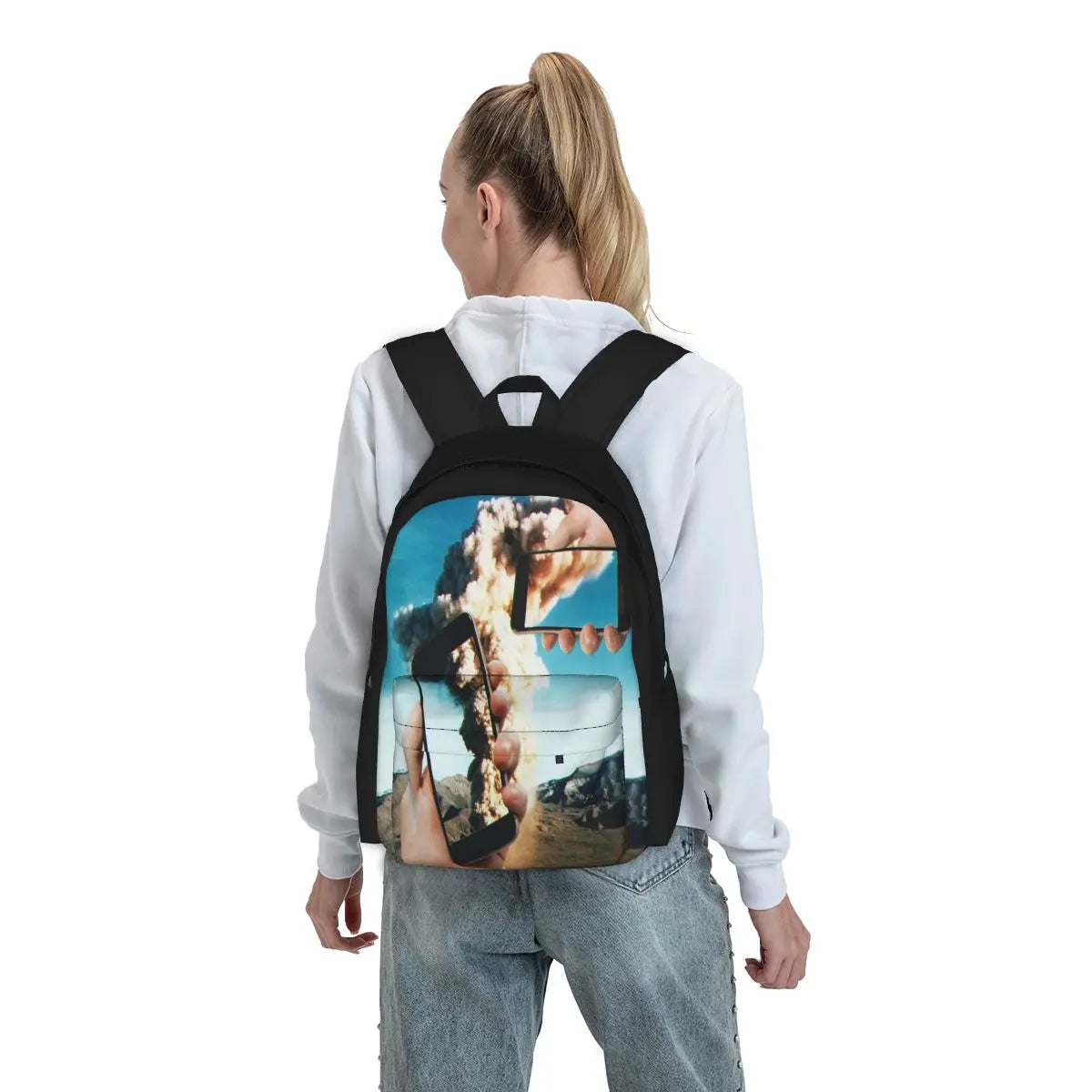 Speaker Backpacks Men's & Women's Bag with Zipper