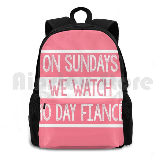 90 Fianc? Fans Hiking Backpack Waterproof Camping Travel