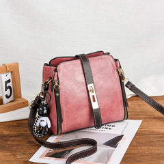 Winter Women's Shoulder Messenger Bag Bucket Bag