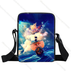 One Piece Luffy Zoro Shoulder Bag Messenger Bag Boys Girls Crossbody Handbag