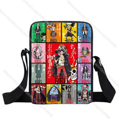 One Piece Luffy Zoro Shoulder Bag Messenger Bag Boys Girls Crossbody Handbag