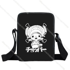One Piece Luffy Zoro Shoulder Bag Messenger Bag Boys Girls Crossbody Handbag