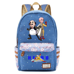 One Punch-Man Zipper Print Backpack Student Schoolbag