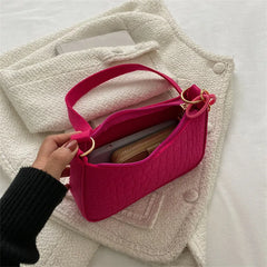 One Shoulder Bag Women's Subaxillary Bag Niche Advanced Texture Armpit Handbag