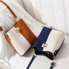 One Shoulder Bag Women Messenger Crossbody PU Leather Handbag
