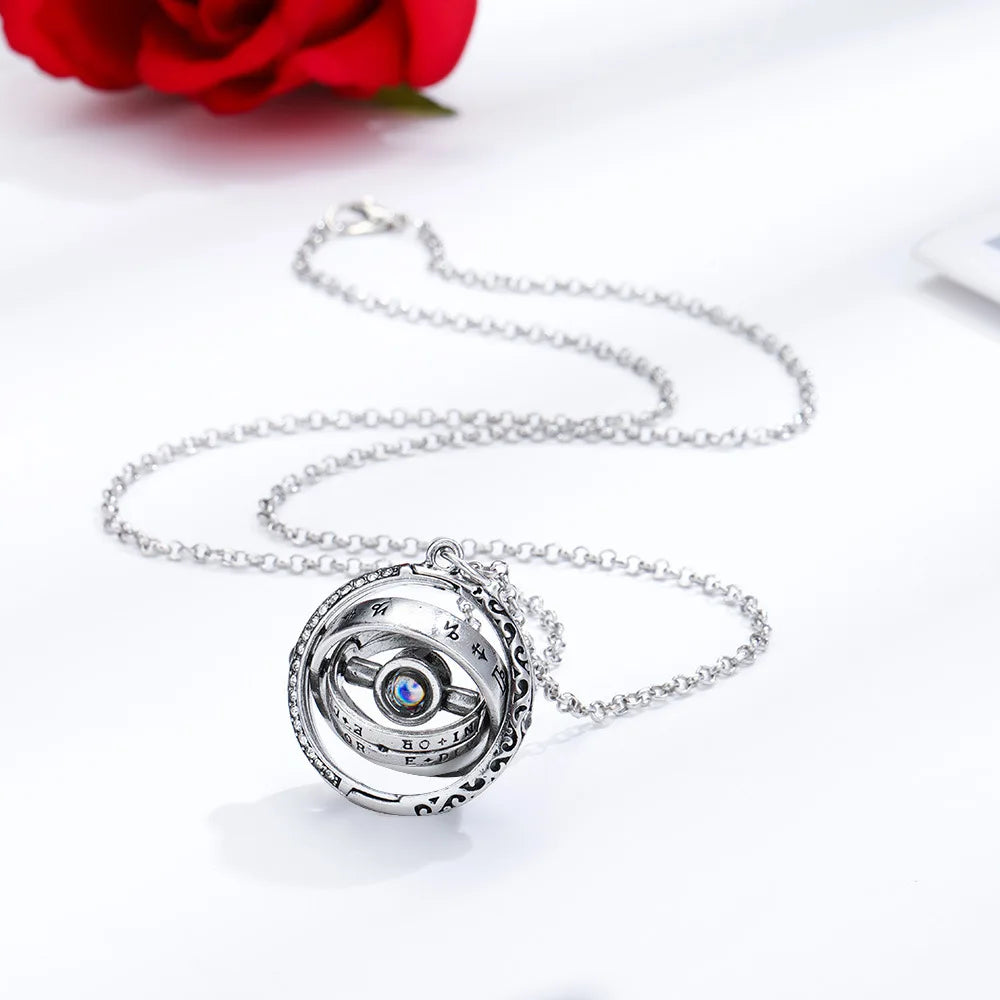 Astronomical Ball Spinner Necklace Choker