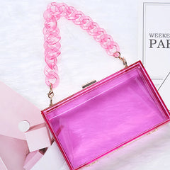 Acrylic Crossbody Clutch Bag for Women