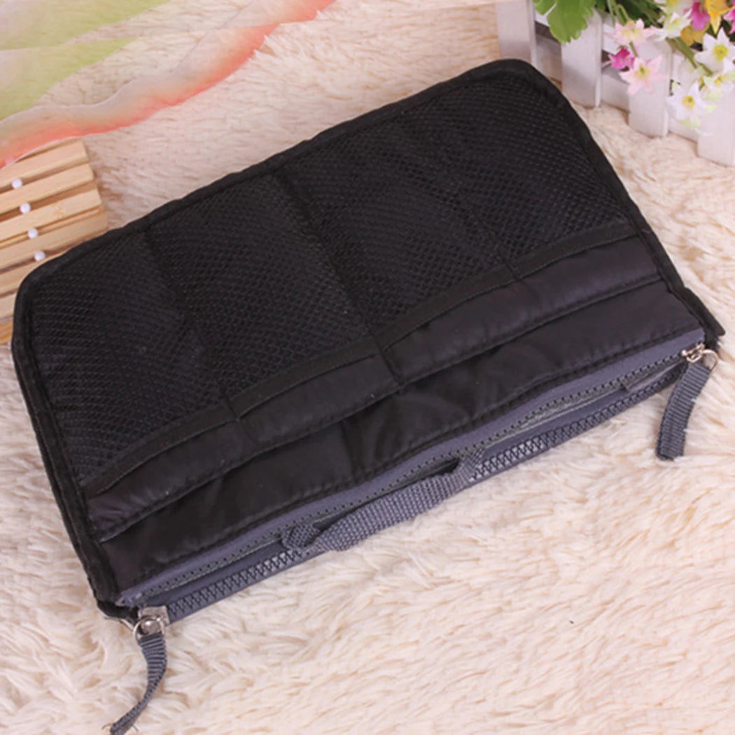 Nylon Travel Purse Organizer Insert Bag