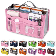 Nylon Travel Purse Organizer Insert Bag