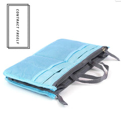Women Nylon Travel Insert Organizer Handbag Purse Large liner Lady Makeup Bag