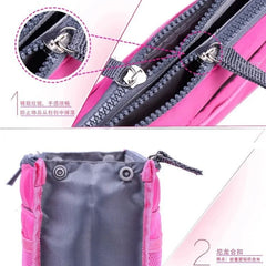 Nylon Travel Insert Organizer Handbag Purse Large Cosmetic Bag