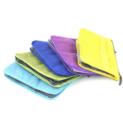 Women Nylon Travel Insert Organizer Handbag Purse Large liner Lady Makeup Bag