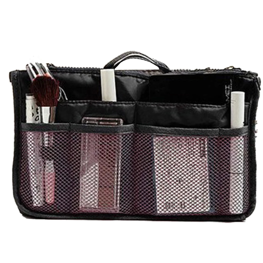 Nylon Travel Purse Organizer Insert Bag