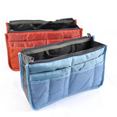 Nylon Travel Insert Organizer Handbag Purse Makeup Cosmetic Bag