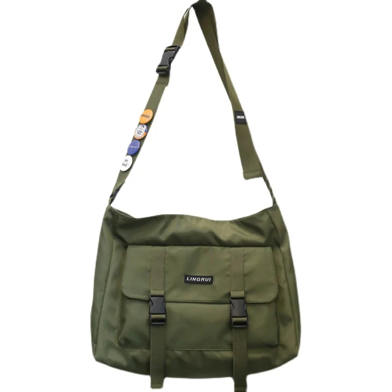 Japanese Style Couple Shoulder Bag Messenger Bag Large Capacity