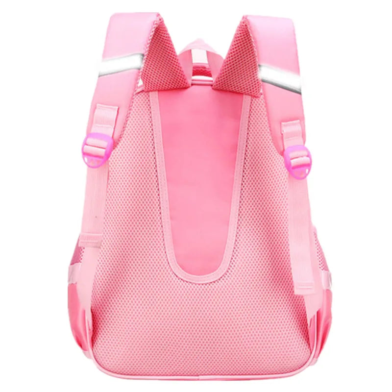 Orthopedic Backpack Girl School Bags Zipper Kid School Bag 2pcs/set