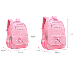 Orthopedic Backpack Girl School Bags Zipper Kid School Bag 2pcs/set