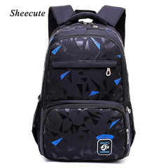 Orthopedic Children School Bags for Boys Backpacks Student Bag Print Backpack