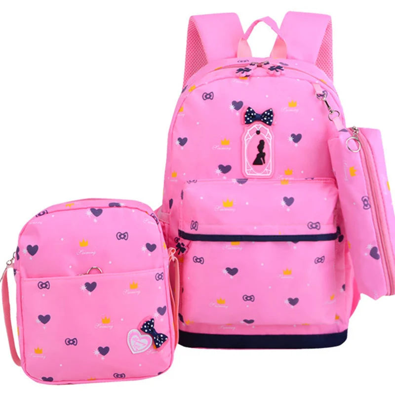 Orthopedics School Bags for Teenagers Girls Waterproof Backpack