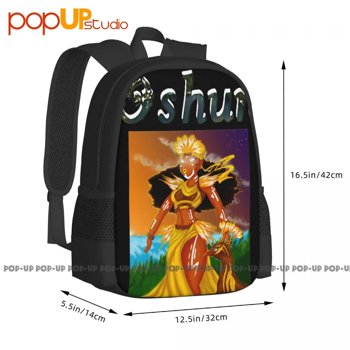 Oshun Orisha River Goddess Top Yoruba Orisha Backpack
