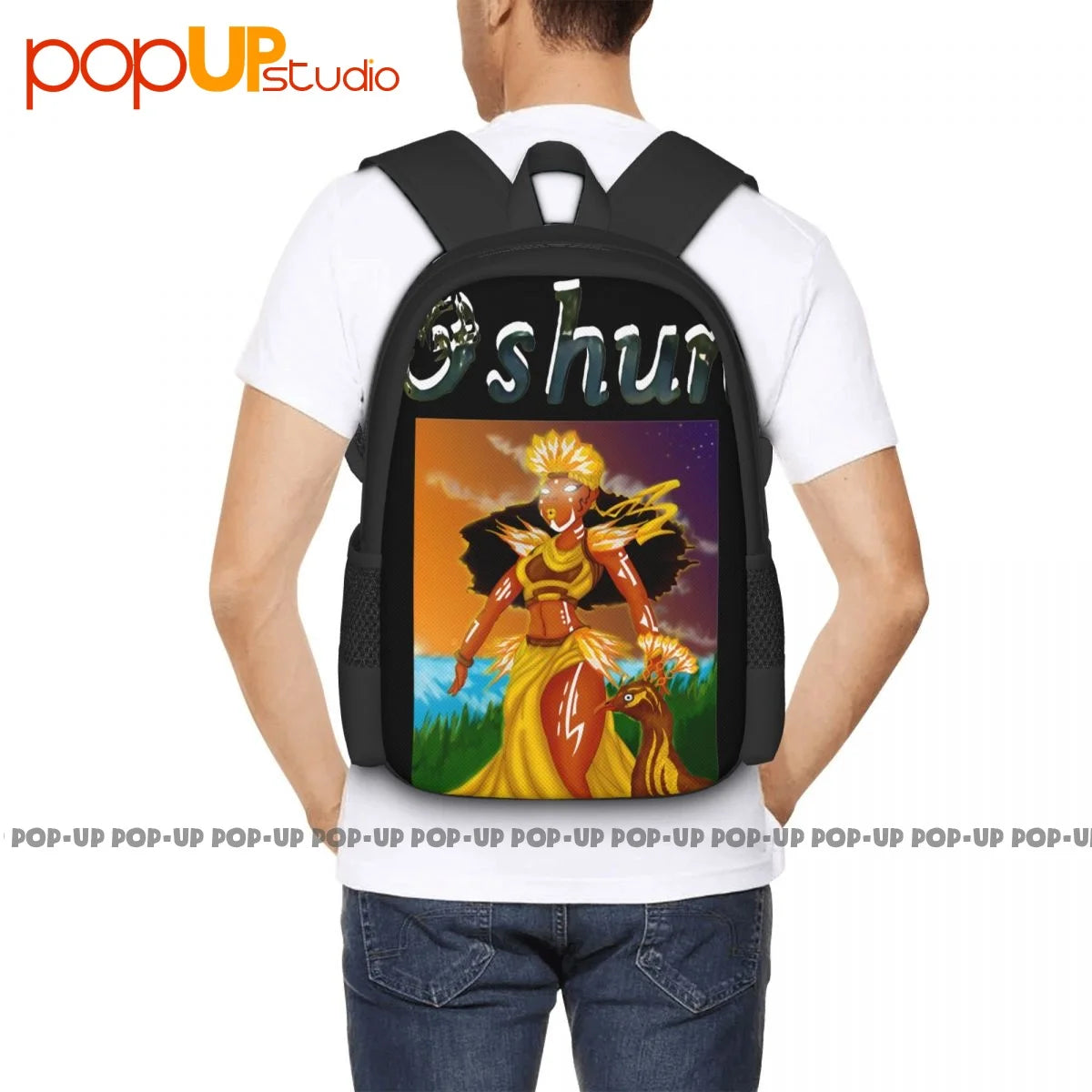 Oshun Orisha,River Goddess Top,Yoruba Orisha,Spiritual Faith Backpack