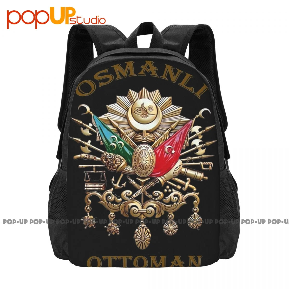 Ottoman Army Backpack Large Gym Sports Style Art Print