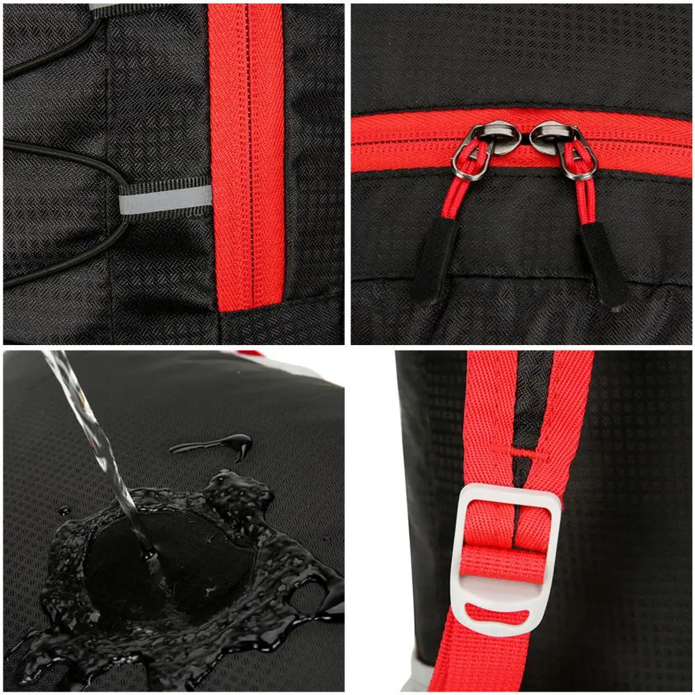 Foldable Waterproof Reflective Tape Camping Backpack