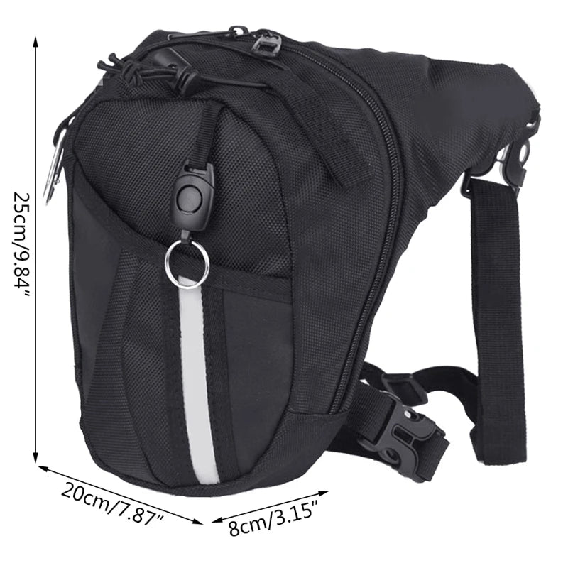 Outdoor Leg Drop Motorcycle Waist Pack Unisex Fanny Thigh Belt Bike Bags