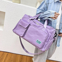 Women's Large Capacity Fitness Travel Crossbody Bag