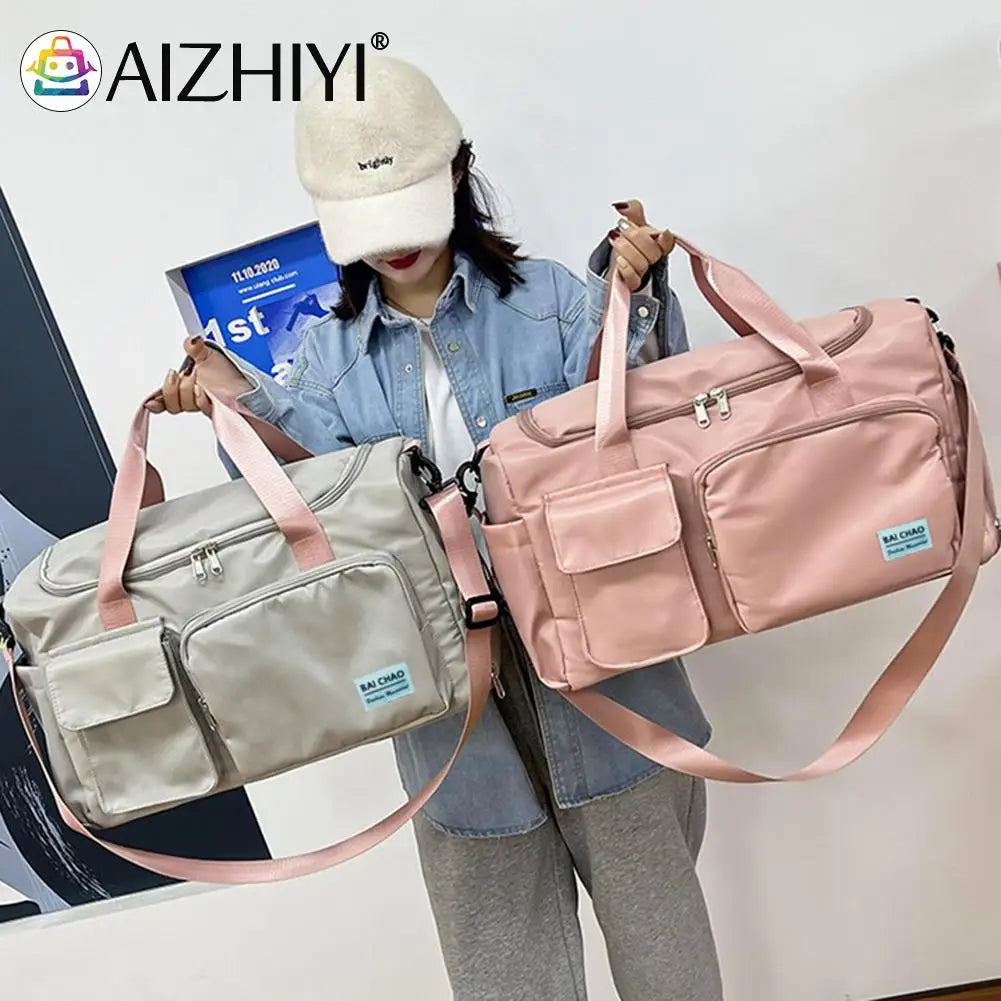 Women's Large Capacity Fitness Travel Crossbody Bag